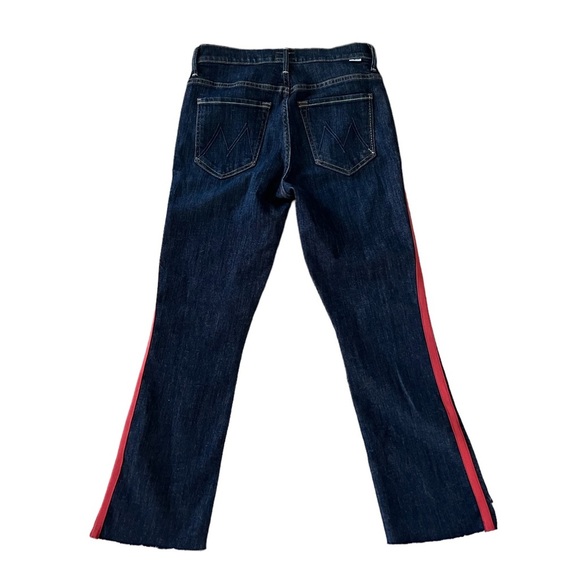 MOTHER Insider Crop Step Fray Speed Races Jeans Size 26 - Picture 3 of 7